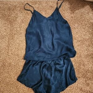 NWT Silk Tank and Short Set